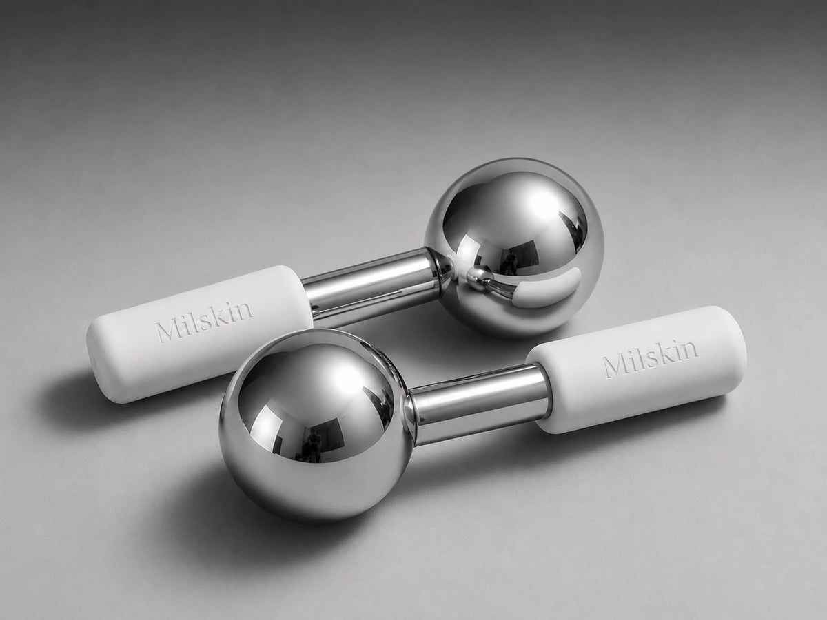 Paire d’Ice Globes MILSKIN en acier argenté